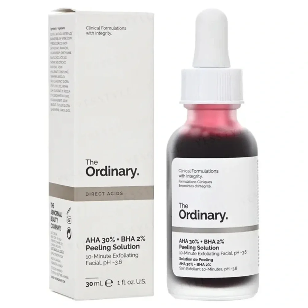 30%+Bha 2% Peeling Solution & THE‎ ORDINARY Hyaluronic Acid 2%+B5 Liquid, New